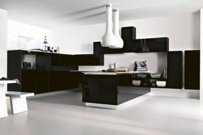 Кухня, Ariel Eco-gloss Nero, Cesar