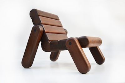 Кресло Inflated Wood Armchair, Cappellini