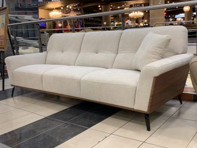 MaxDivani диван Noa ткань+шпон 2500xh1100