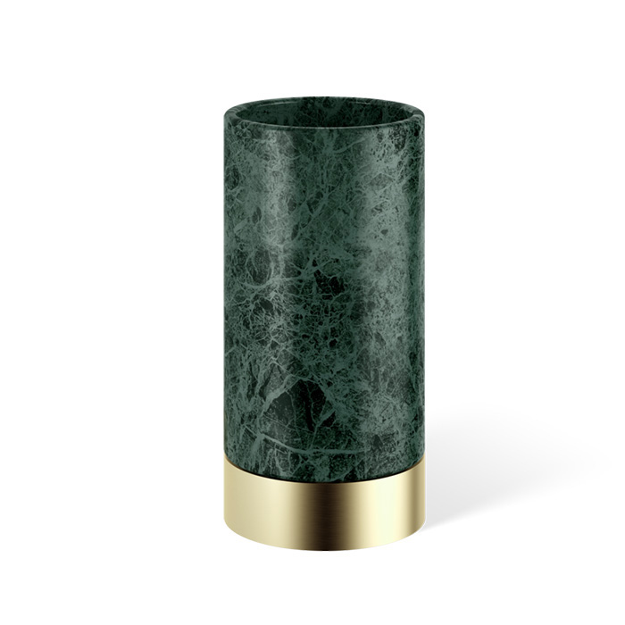 Decor Walther Century SMG Стакан настольный, мраморный, цвет: marmo verde / золото матовое