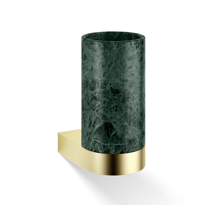 Decor Walther Century WMG Стакан подвесной, мраморный, цвет: marmo verde / золото матовое