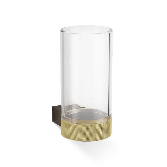 Decor Walther Club WMG Стакан подвесной, прозрачное стекло, цвет: темная бронза / золото матовое