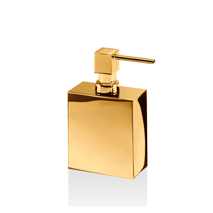 Decor Walther Cube DW 470 Дозатор для мыла, настольный, цвет: золото