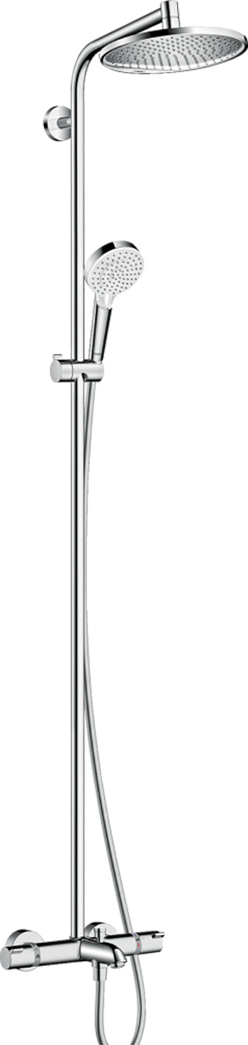 Душевая система hansgrohe Crometta S 240 Showerpipe с термостатом 27320000