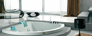 Встроенная ванна с гидромассажем 9443-697 Jacuzzi Aquasoul Corner155