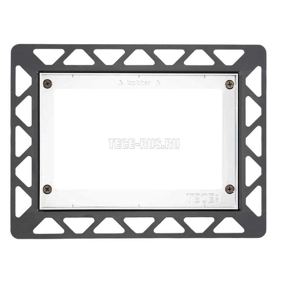Монтажная рамка для установки стеклянных панелей TECEloop или TECEsquare на уровне стены белый, 9240646 (9&nbsp;240&nbsp;646)