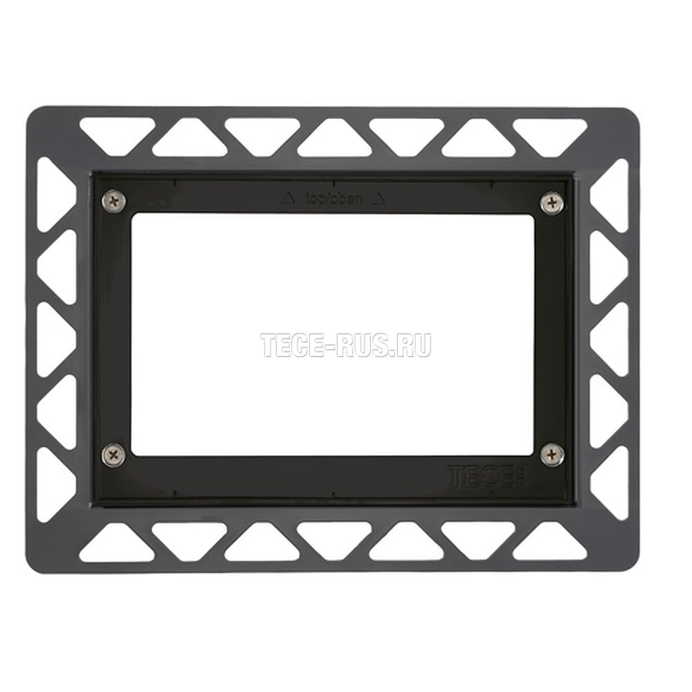 Монтажная рамка для установки стеклянных панелей TECEloop или TECEsquare на уровне стены черный, 9240647 (9&nbsp;240&nbsp;647)