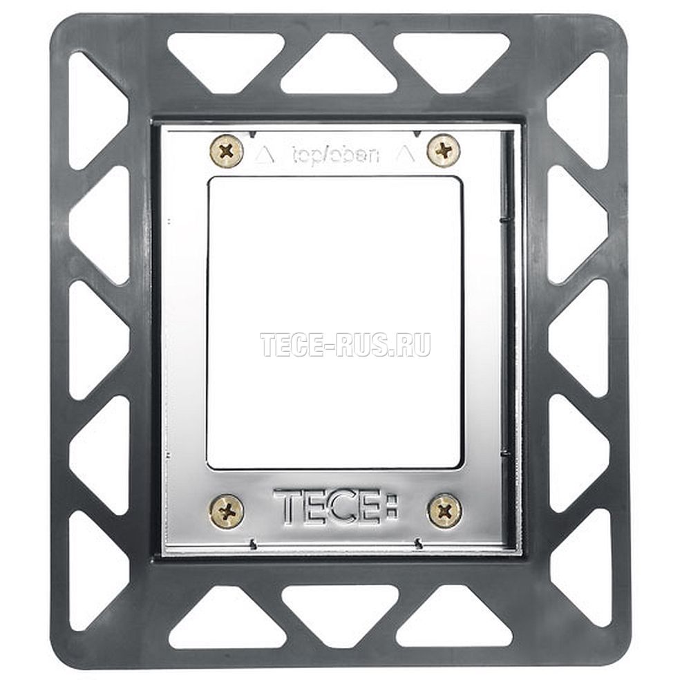 Монтажная рамка для установки стеклянных панелей TECEloop или TECEsquare Urinal на уровне стены хром глянцевый, 9242649 (9&nbsp;242&nbsp;649)