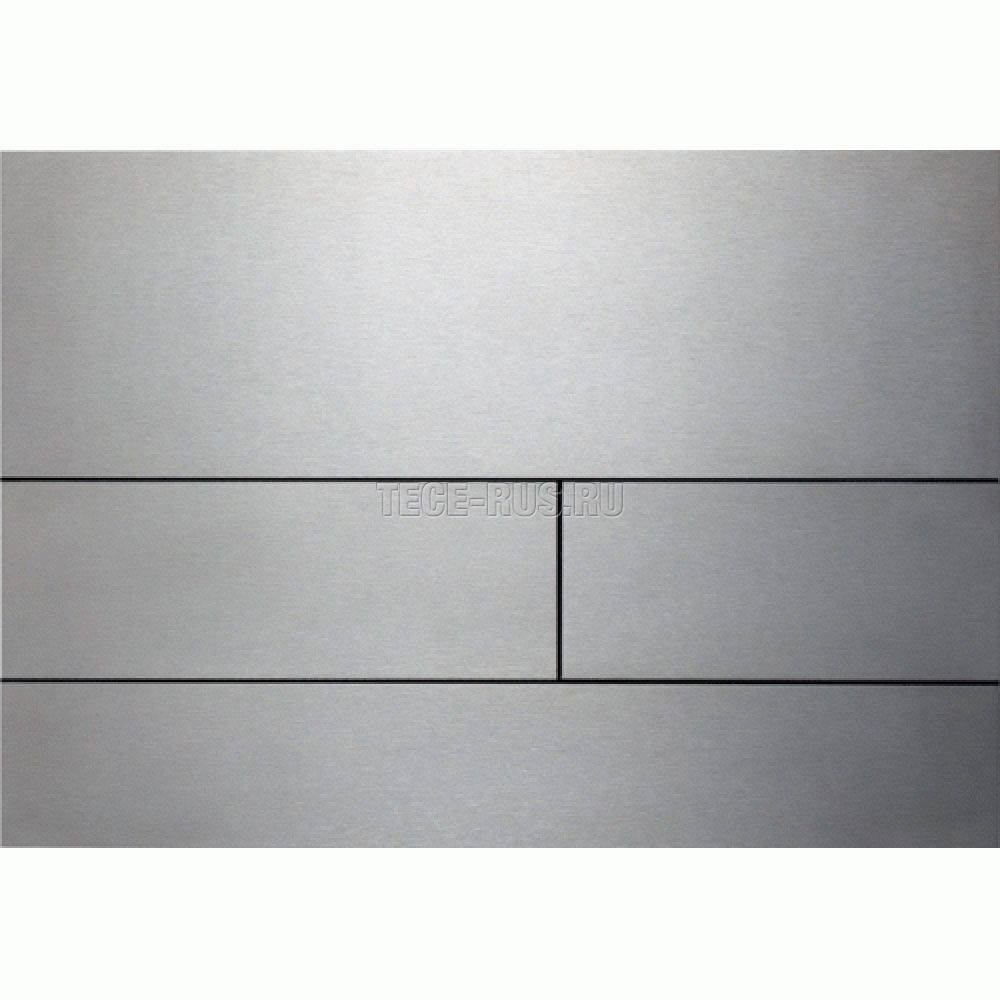 TECEsquare, панель смыва с двумя клавишами металлическая нержавеющая сталь, сатин (против отпечатков пальцев), 9240810 (9&nbsp;240&nbsp;810)