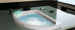 Встроенная ванна с гидромассажем 9443-479* Sx Jacuzzi Aquasoul Offset