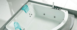 Встроенная ванна с гидромассажем 9443-693 Jacuzzi Aquasoul Corner155