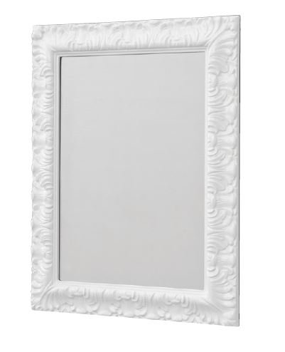Зеркало ArtCeram Italiana ACS002 01, цвет рамы - белый, 70 х 90 см