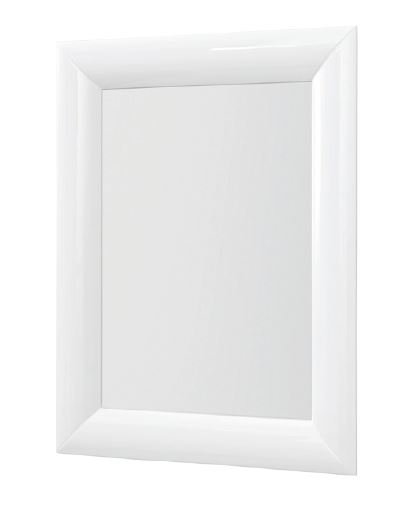Зеркало ArtCeram Vela ACS003 01, цвет рамы - белый, 70 х 90 см