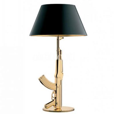 Настольная лампа Guns - Table gun gold, Flos