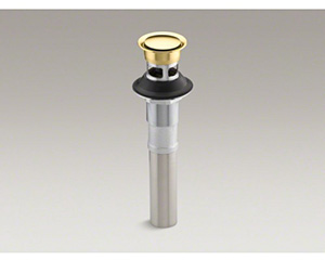Kohler, Донный клапан для раковины c переливом, K-7124-A-CP