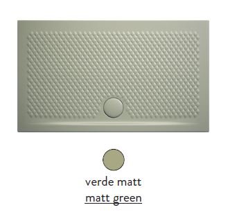 Душевой поддон ArtCeram 100x70x5,5см PDR018 26; 00 прямоугольный светло-зеленый