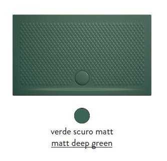 Душевой поддон ArtCeram 100x70x5,5см PDR018 30; 00 прямоугольный темно-зеленый