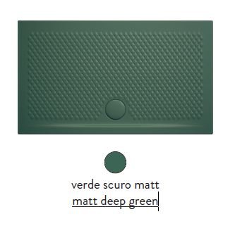 Душевой поддон ArtCeram 90x70x5,5см PDR017 30; 00 прямоугольный темно-зеленый