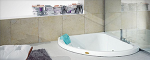 Встроенная ванна с гидромассажем 9443-715 Jacuzzi Aquasoul Corner140