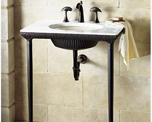K-6898 Lotus Pool™ iron console table раковина чугунная для ванной