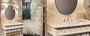 Комплект мебели для ванной комнаты Comp.n.12 Eurodesign Green & Roses