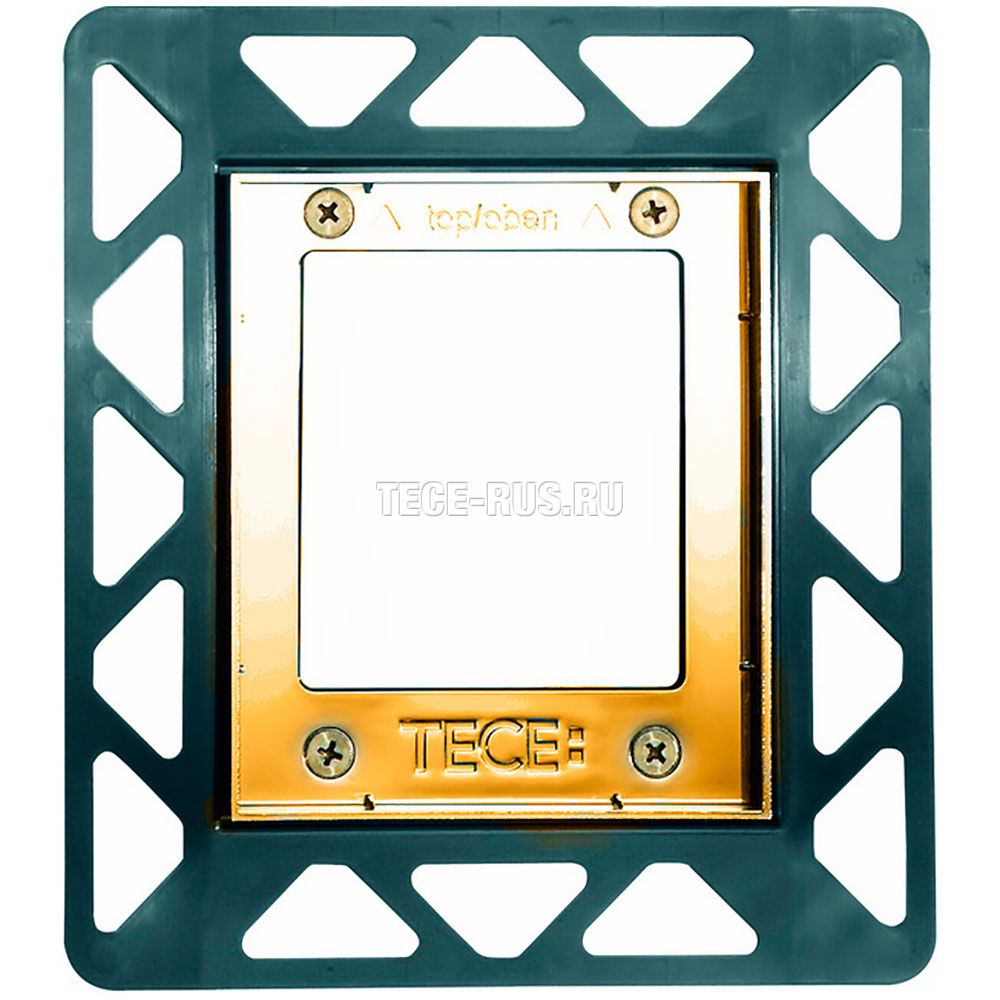 Монтажная рамка для установки стеклянных панелей TECEloop или TECEsquare Urinal на уровне стены позолоченный, 9242648 (9&nbsp;242&nbsp;648)