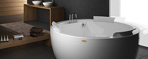 Напольная ванна без гидромассажа 9450-350A Jacuzzi NOVA DESIGN