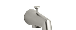 Настенный излив для ванны с переключателем K-6855-BN Kohler IV Georges Brass®