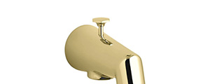 Настенный излив для ванны с переключателем K-6855-PB Kohler IV Georges Brass®