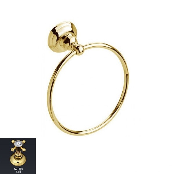 Nicolazzi Держатель полотенца - кольцо Classico 1485GO (цвет золото)