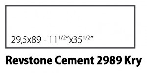 Sant'agostino REVSTONE Керамогранит 29,5x89 (3шт-0,79мкв), Cement (rett)