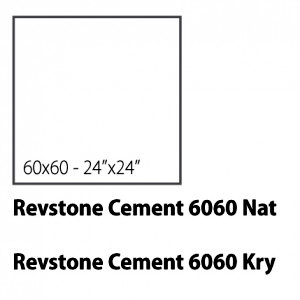 Sant'agostino REVSTONE Керамогранит 60x60 (4шт-1,44мкв), Cement (rett)