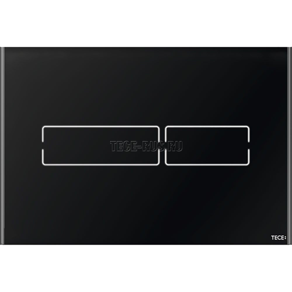 TECElux mini, панель смыва стеклянная, сенсорная Черный, 9240961 (9&nbsp;240&nbsp;961)