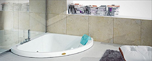 Встроенная ванна с гидромассажем 9443-711 Jacuzzi Aquasoul Corner140