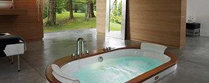 Встроенная ванна с гидромассажем 9F43-537 Jacuzzi OPALIA WOOD